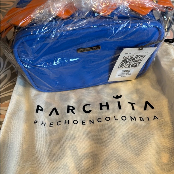 Blue Men's Bag - Picture 1 of 7